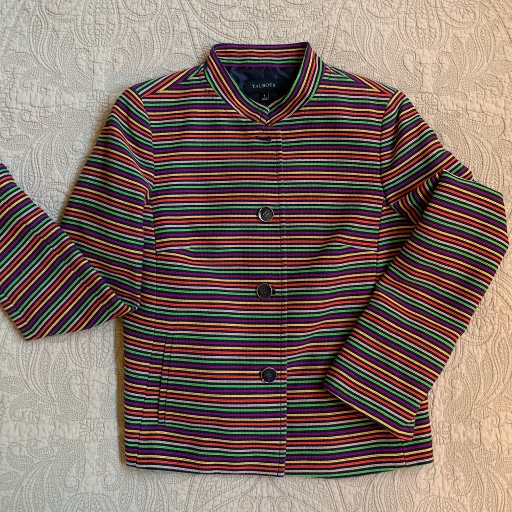 Striped Talbots Jacket
